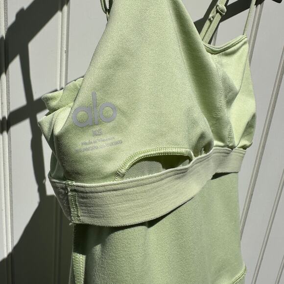 Alo Yoga Alosoft Courtside Tennis Dress Iced Green Tea Size XS EUC Extra Small - Picture 6 of 16